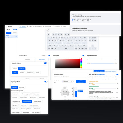 MCHOSE Mix 87 HE Magnetic 8K Wired Gaming Keyboard