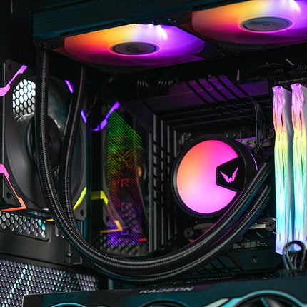 Valkyrie A240 CPU Water Cooler 240mm AIO Liquid Cooling 2x ARGB Fans