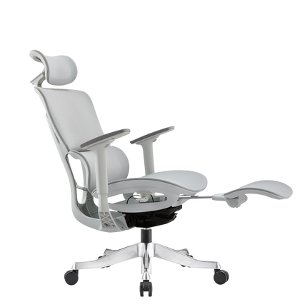 Fantech Ergonomic Office Chair Aluminum Base with Adjustable Leg Rest (OC3)