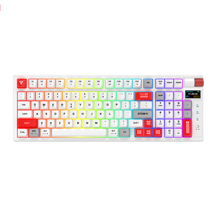 Fantech ATOM PRO Hot-Swap Wireless Mechanical Keyboard with Display Screen
