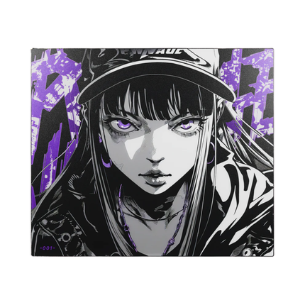 Pwnage Nyomi Purple Limited Edition 420x490x3mm Glass Mousepad