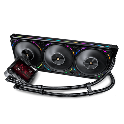 Valkyrie V360 AIO CPU Cooler 360mm Liquid Cooling 360mm with 3.5" LCD Display