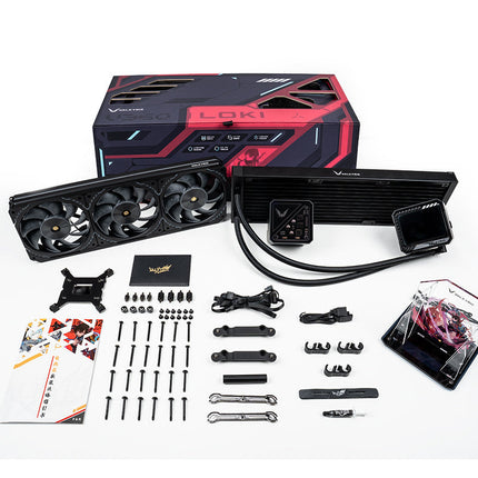 Valkyrie V360 AIO CPU Cooler 360mm Liquid Cooling 360mm with 3.5" LCD Display