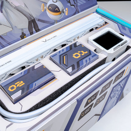 Valkyrie V360 AIO CPU Cooler 360mm Liquid Cooling 360mm with 3.5" LCD Display