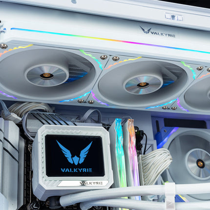 Valkyrie V360 AIO CPU Cooler 360mm Liquid Cooling 360mm with 3.5" LCD Display