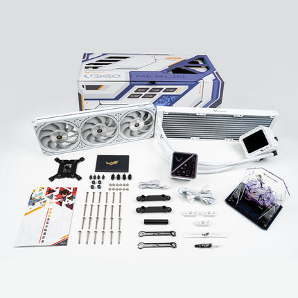 Valkyrie V360 AIO CPU Cooler 360mm Liquid Cooling 360mm with 3.5" LCD Display