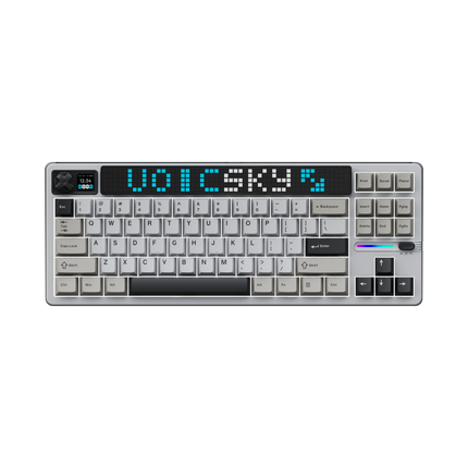 VOICSKY ATMOS 87 Wireless Mechanical Keyboard with Custom Pixel Dynamic Screen