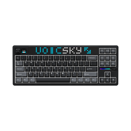 VOICSKY ATMOS 87 Wireless Mechanical Keyboard with Custom Pixel Dynamic Screen