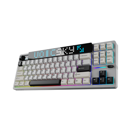 VOICSKY ATMOS 87 Wireless Mechanical Keyboard with Custom Pixel Dynamic Screen