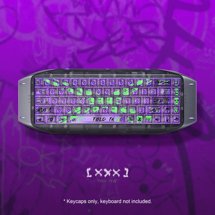 Keytok XXX Cherry Profile PC Keycaps 73pcs/ Set