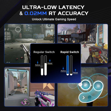 YUNZII x MADLIONS MAD68 HE Rapid Trigger Wired 8K Magnetic Gaming Keyboard (Magnetic Amber Pro Switch)