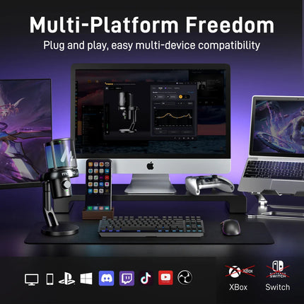 MAONO DM40 Pro USB/Wireless Gaming Desktop Microphone