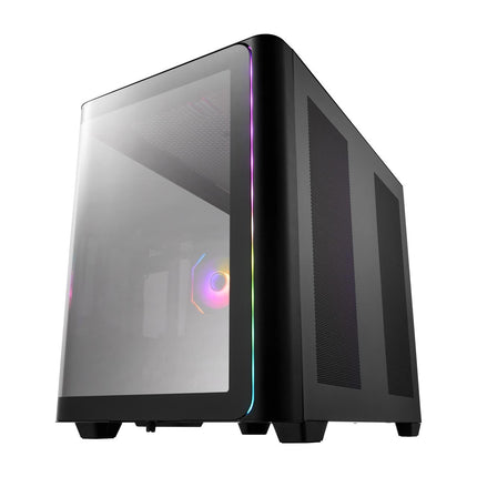 FSP M580 Mid Tower ATX Case, Tempered Glass Side Panel, NO PSU