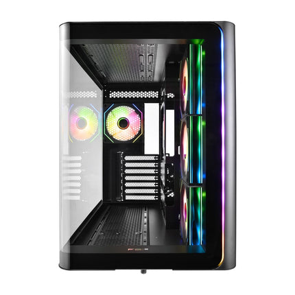 FSP M580 Mid Tower ATX Case, Tempered Glass Side Panel, NO PSU