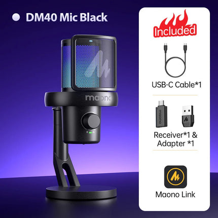 MAONO DM40 Pro USB/Wireless Gaming Desktop Microphone