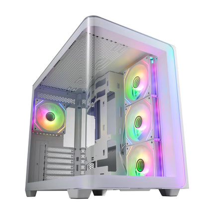 FSP M580 Mid Tower ATX Case, Tempered Glass Side Panel, NO PSU