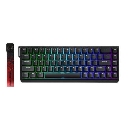 YUNZII x MADLIONS MAD68 HE Rapid Trigger Wired 8K Magnetic Gaming Keyboard (Magnetic Amber Pro Switch)