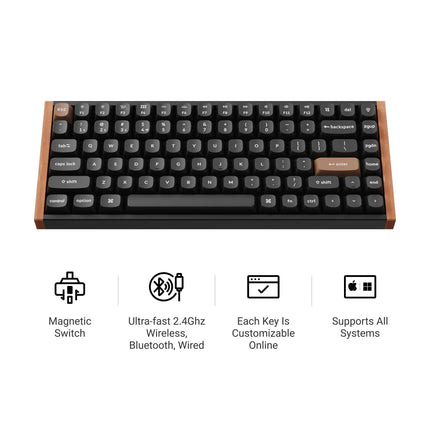 Keychron K2 HE Wireless Magnetic Switch Custom Keyboard
