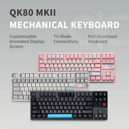 Qwertykeys QK80Mk2 Custom Wireless Mechanical Keyboard
