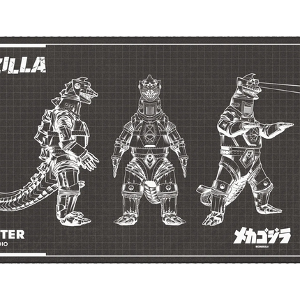 ARBITER STUDIO Black Mechagodzilla XXL 1000x500mm Cloth Mousepad