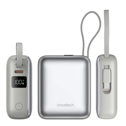 Choetech PowerLeap 10000mAh 35W Built-in USB-C Cable Mini Power Bank