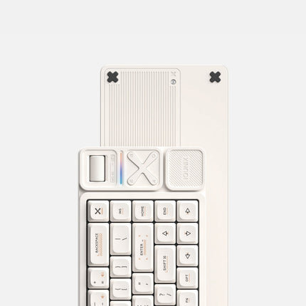 IQUNIX Magi65 Pro Aluminum Wireless Low Profile Mechanical Keyboard Gold Red Switch