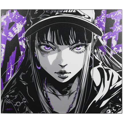 Pwnage Nyomi Purple Limited Edition 420x490x3mm Glass Mousepad